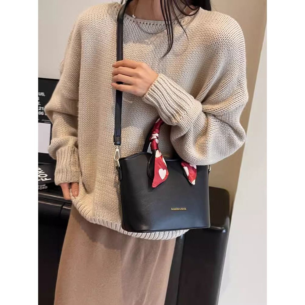 Chic Leather Satchel Bag LoungeYard — product view 2