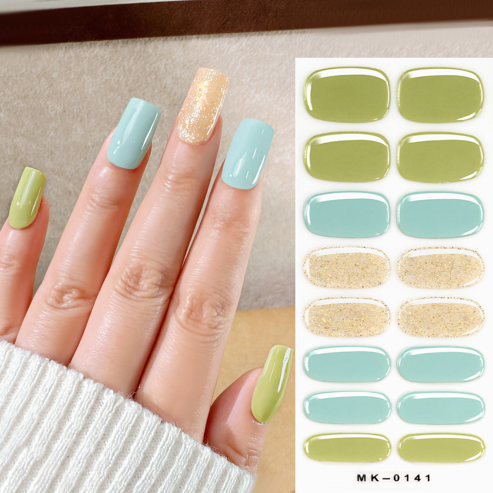 Premium Glossy Gel Nail Tips Set — product view 3