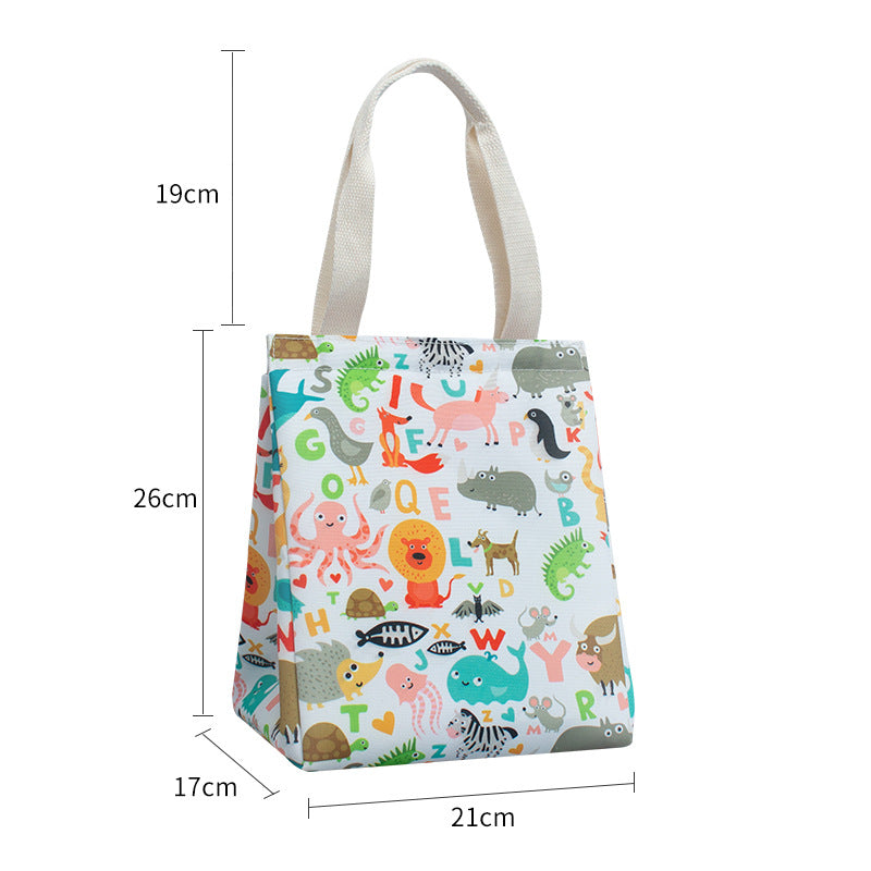 Insulated Butterfly Print Lunch Tote — product view 5