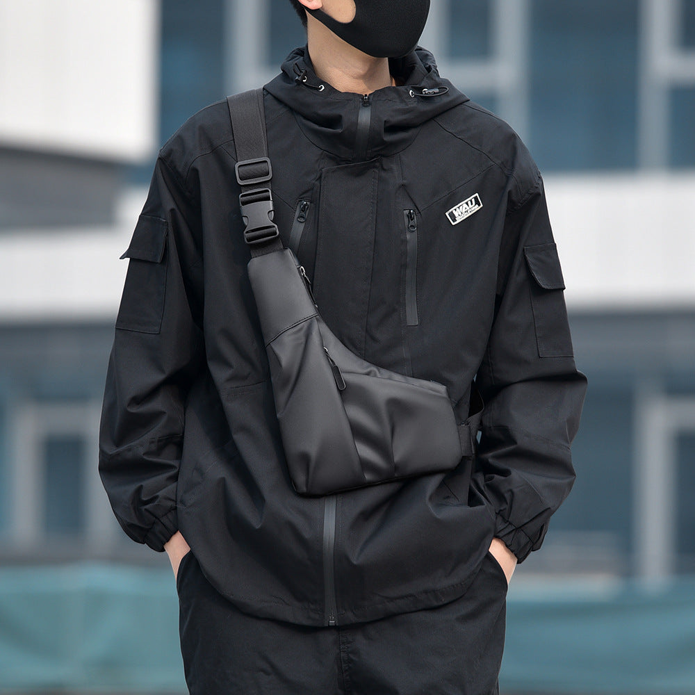 Sling bag with ergonomic design and water-repellent material LoungeYard — product view 2
