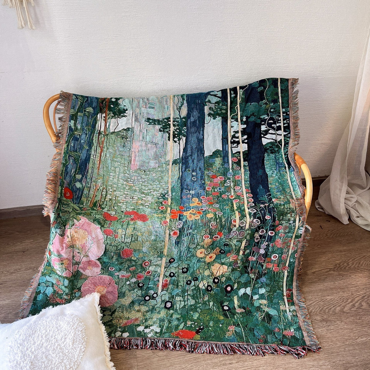 Decorative Pumpkin-Themed Throw Blanket — product view 3