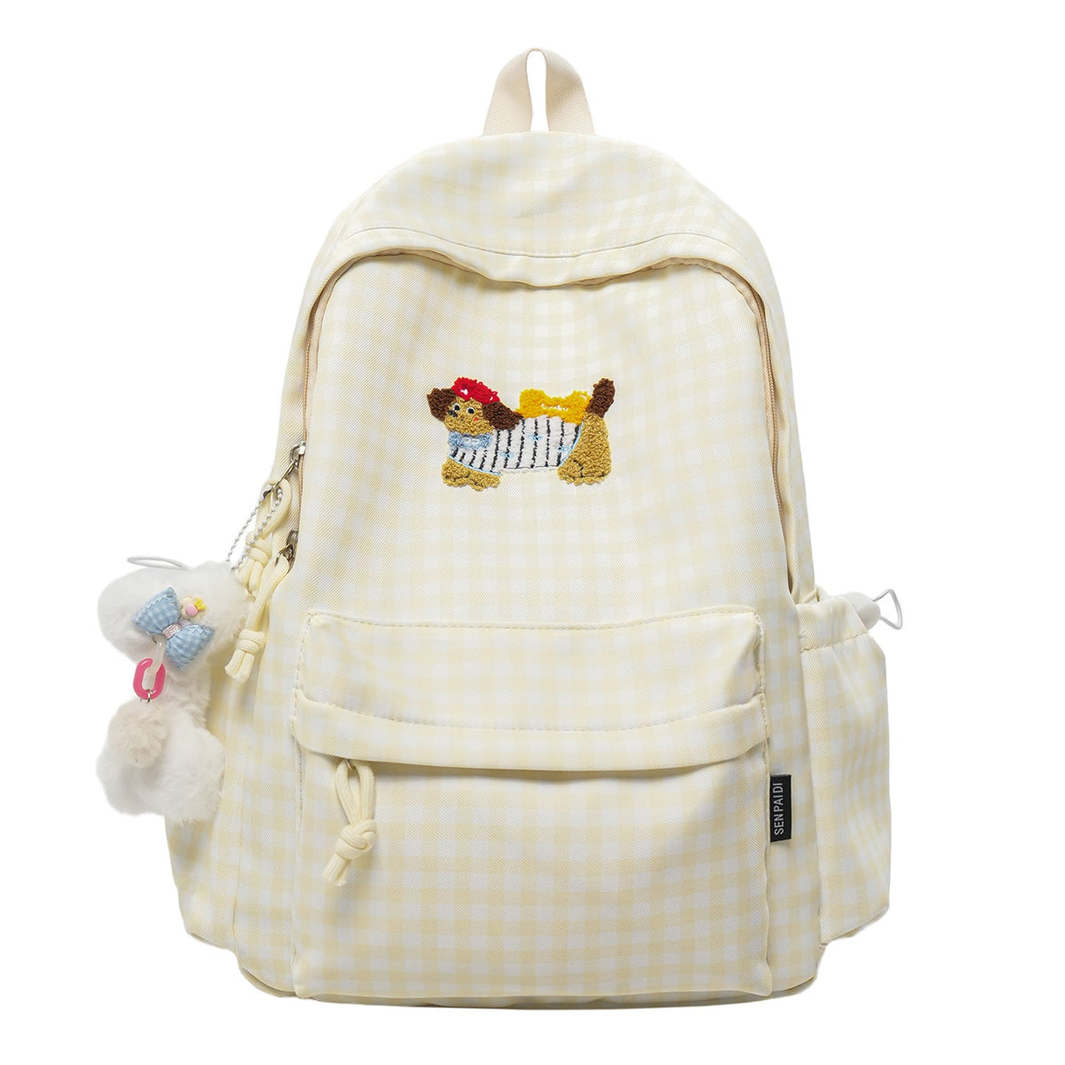 Playful Character Embroidered Backpack — product view 3