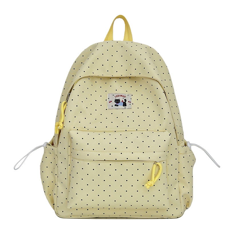 Cute Polka-Dot Backpack LoungeYard — product view 5