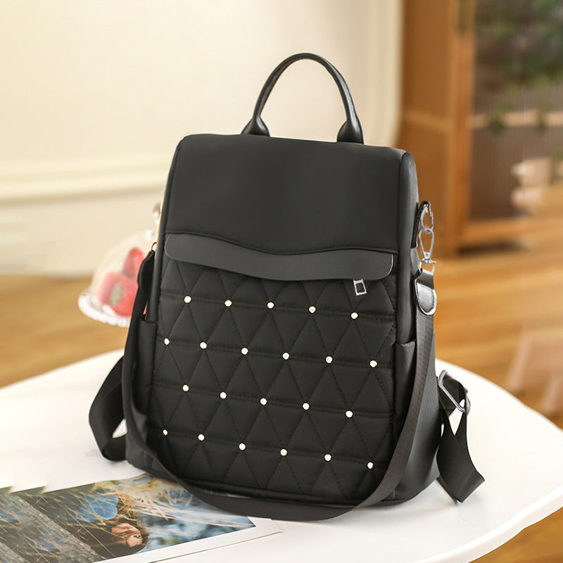 Elegant Quilted Backpack LoungeYard — product view 1