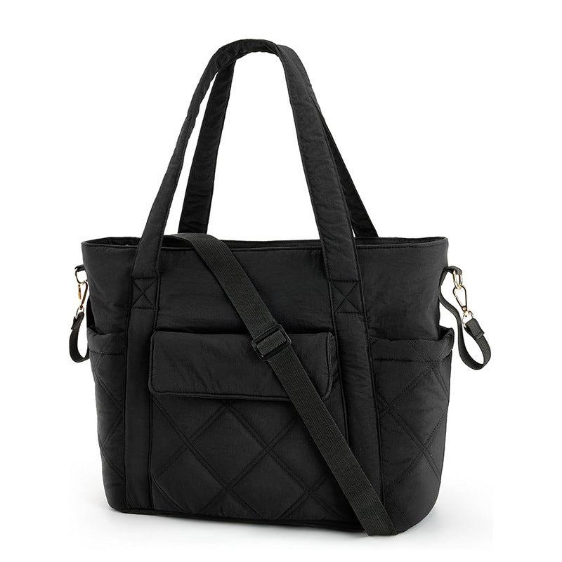 Elegant Quilted Tote Bag LoungeYard — product view 7