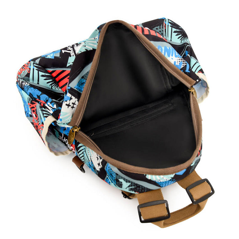 Trendy Graphic Print Backpack LoungeYard — product view 4
