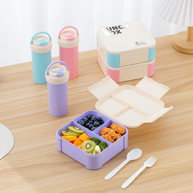 Insulated Lunch Box Set with Water Bottle — product view 2