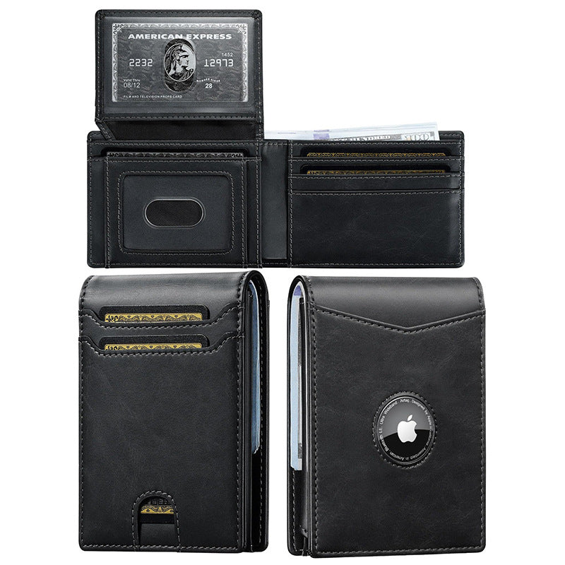 Classic Leather Wallet with RFID Protection LoungeYard — product view 1
