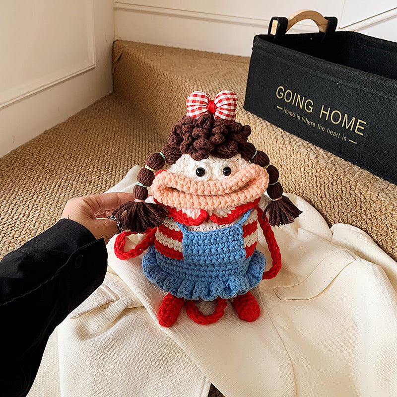 Creative Crochet Doll Handbag — product view 4