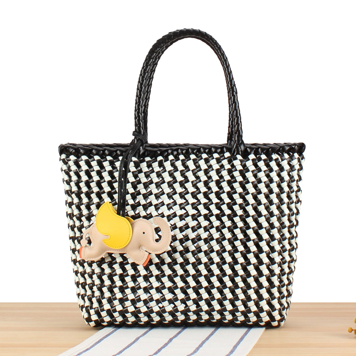 Creative Tote Bag with Playful Elephant Jewelry LoungeYard — product view 6