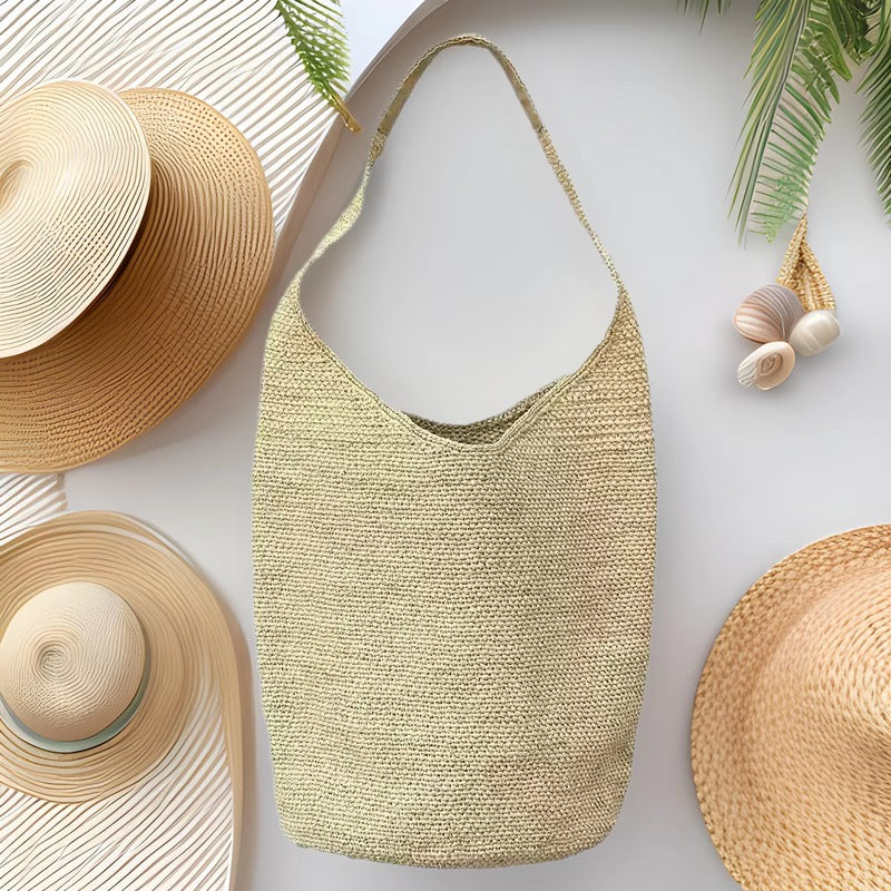 Handwoven Macrame Hobo Bag LoungeYard — product view 3