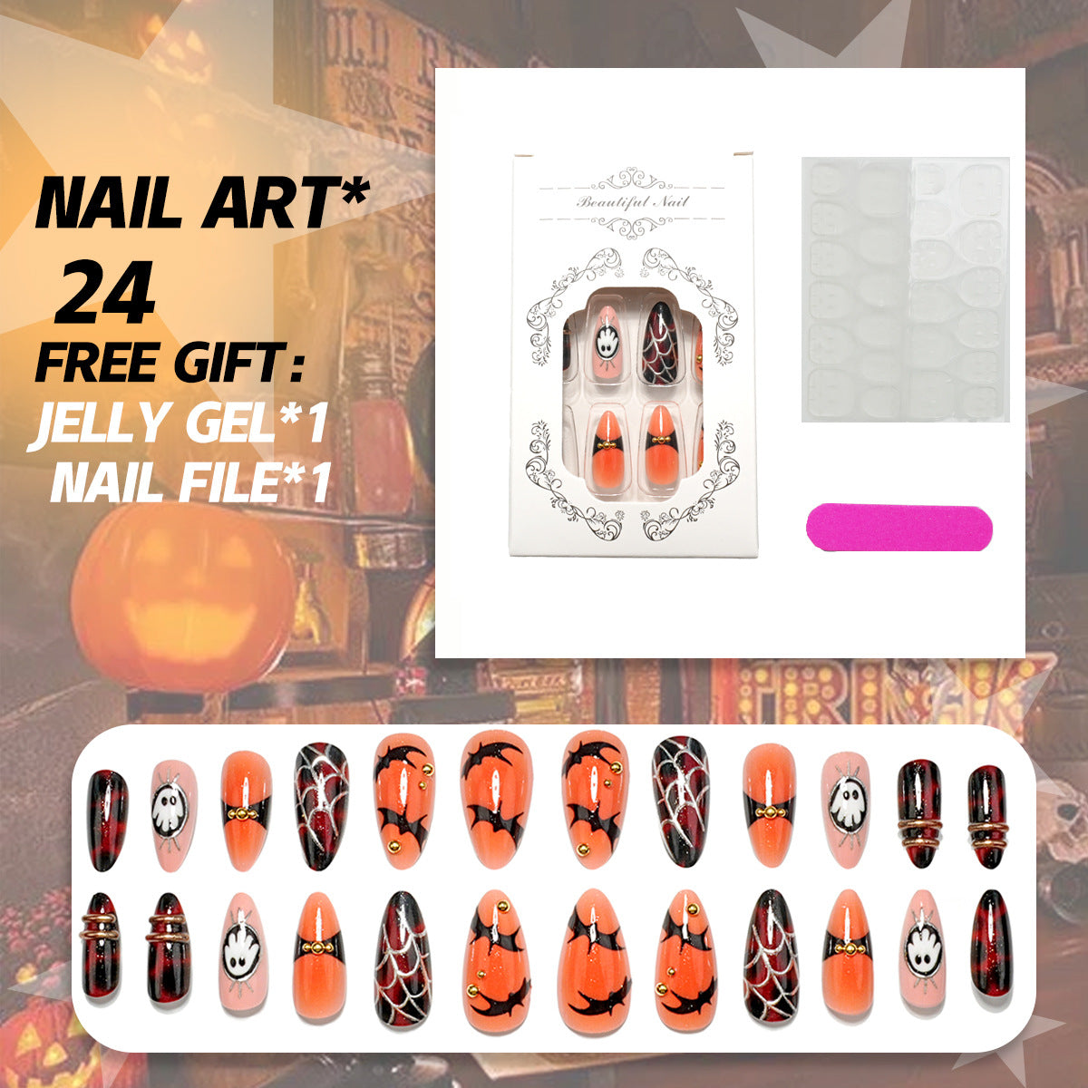 Halloween-Themed Press-On Nail Collection — product view 1