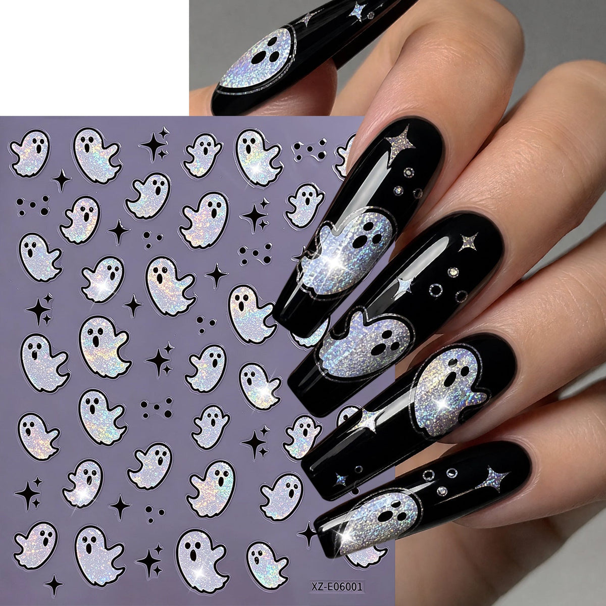 Halloween-Themed Nail Art Sticker Set  1791507032 — product view 4