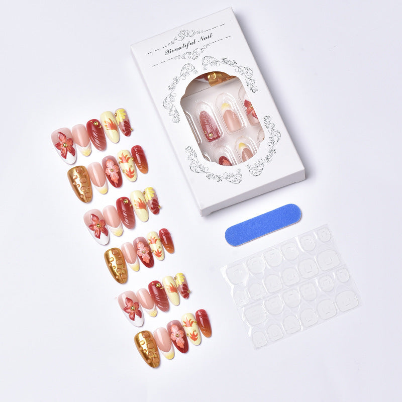 Artistic Floral Press-On Nail Collection — product view 3