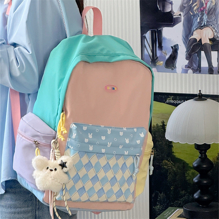 Cute Cartoon-Themed Multi-Pocket Backpack LoungeYard — product view 1