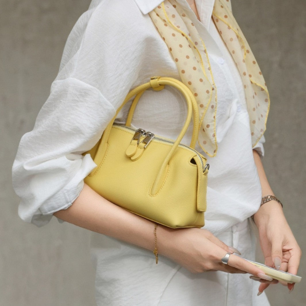 Mini Structured Pebbled Top-Handle Convertible Crossbody Bag — product view 1