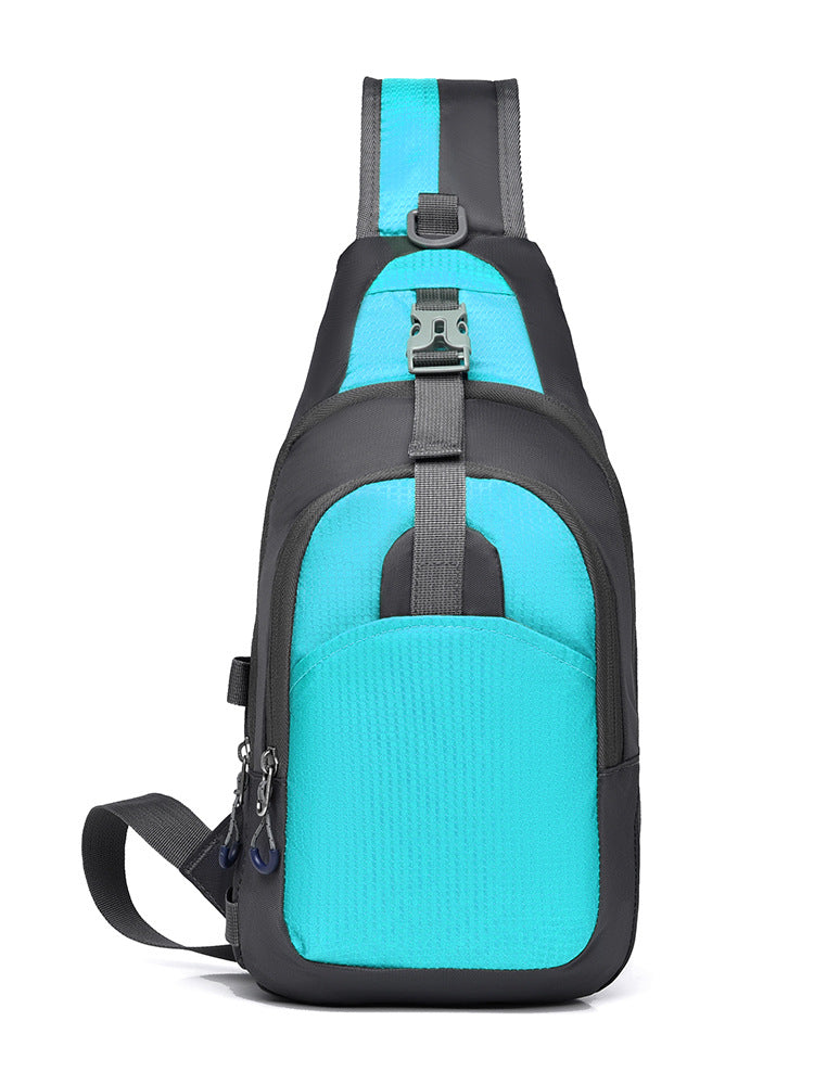 Sling backpack with comfortable back padding and many compartments LoungeYard — product view 7