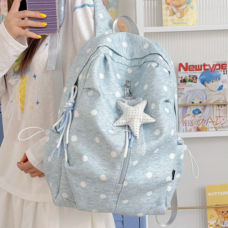 Playful Polka Dot Backpack LoungeYard — product view 2