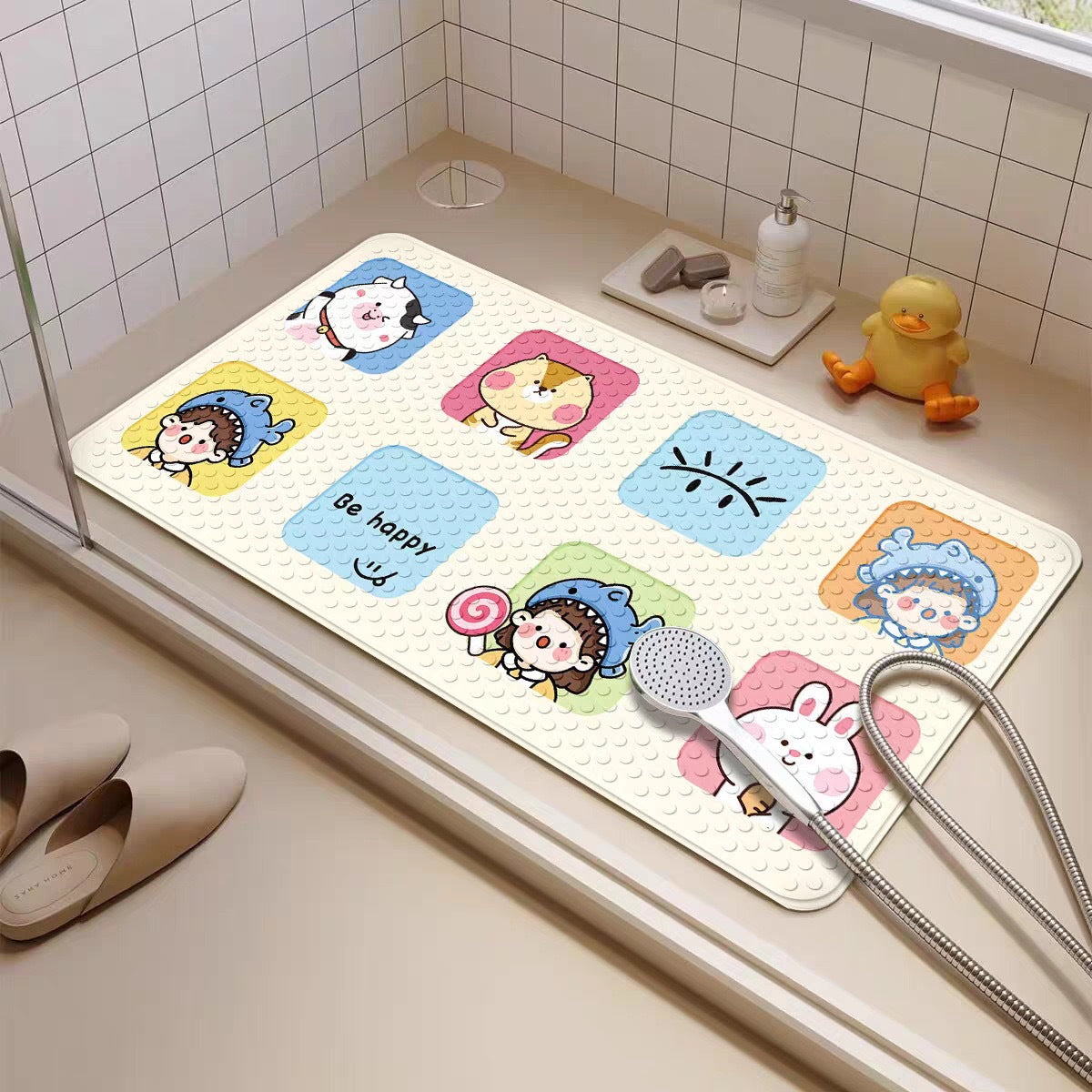 Cartoon Animal Bath Mat LoungeYard — product view 4