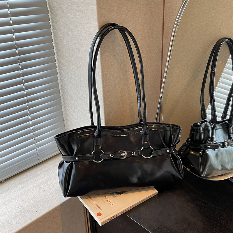 Elegant Patent Leather Handbag — product view 7