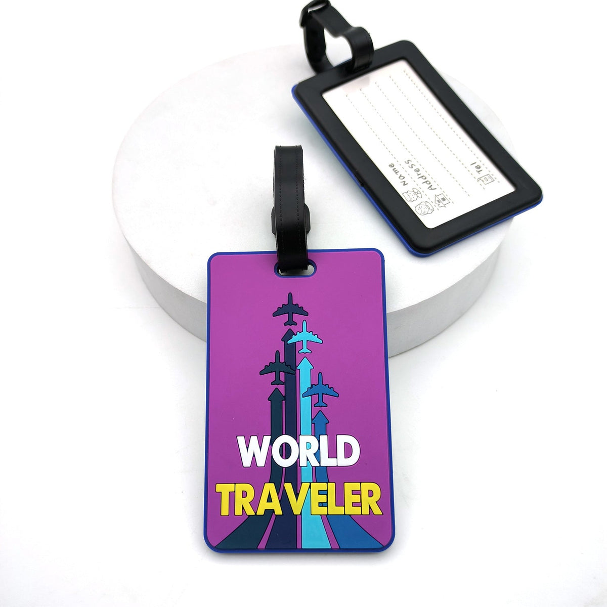 Travel-Themed Luggage Tag LoungeYard — product view 6
