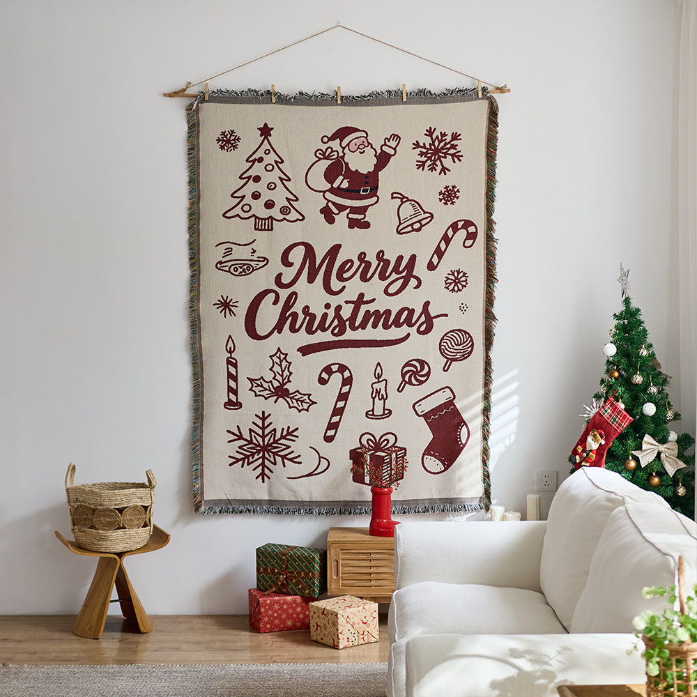 Festive Character-Themed Throw Blanket — product view 2