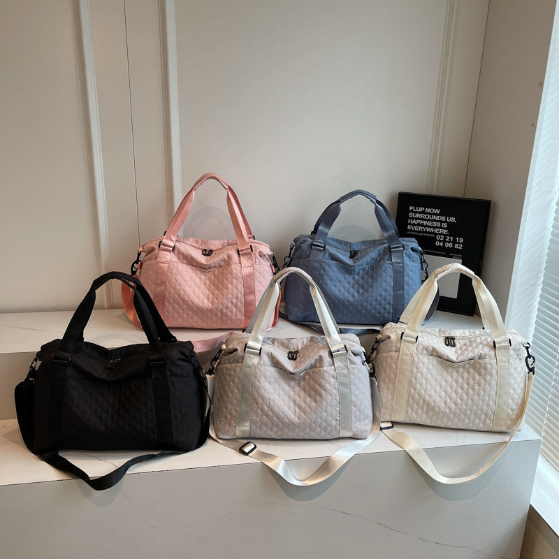 Quilted Travel Duffel Bag LoungeYard — product view 2