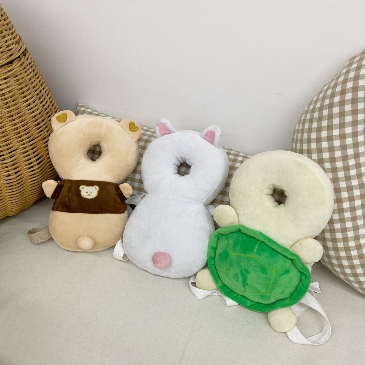Plush Turtle Soft Mini Backpack with Adjustable Straps and Padded Shell — product view 3