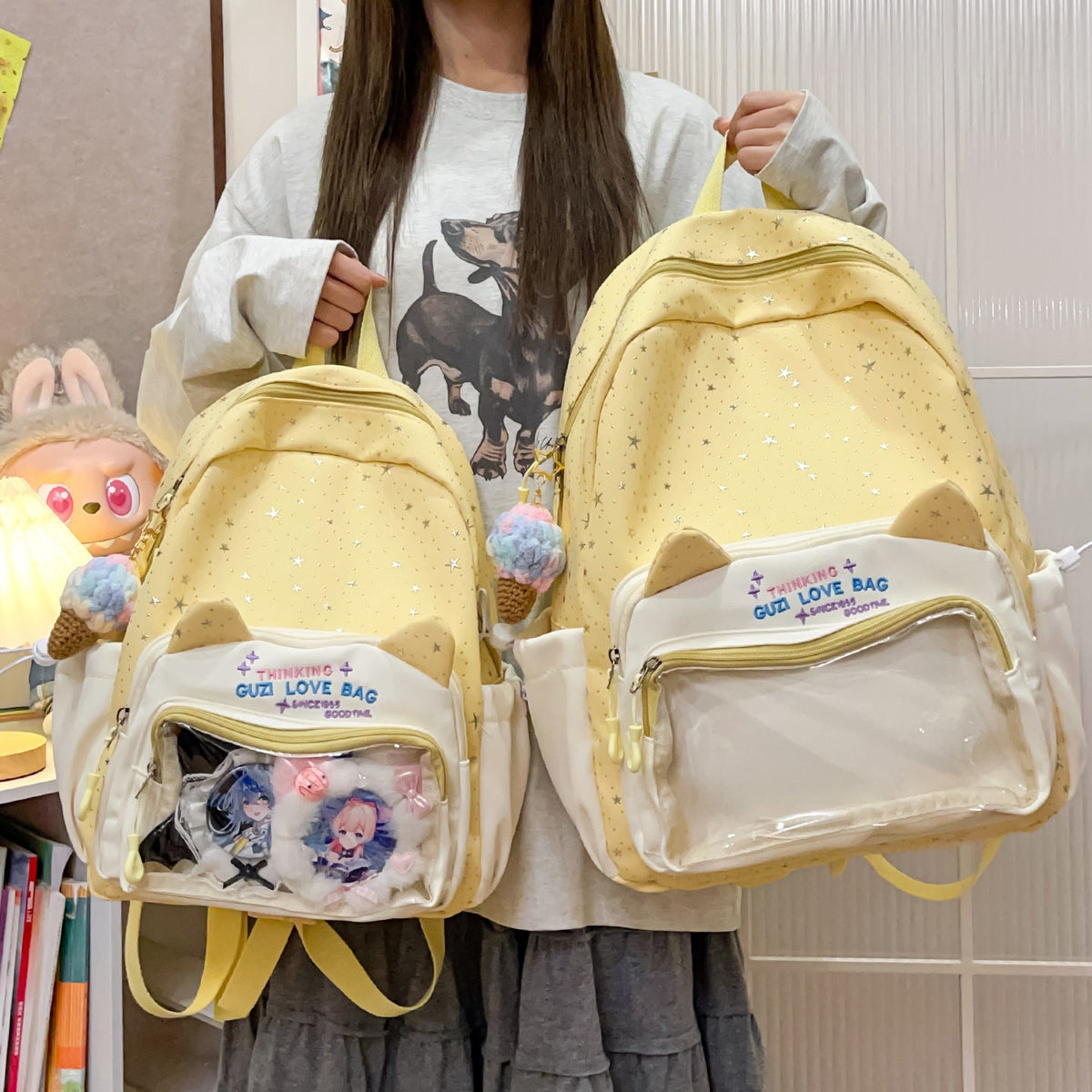 Fun-Themed Multi-Pocket Backpack LoungeYard 1791205710 — product view 2