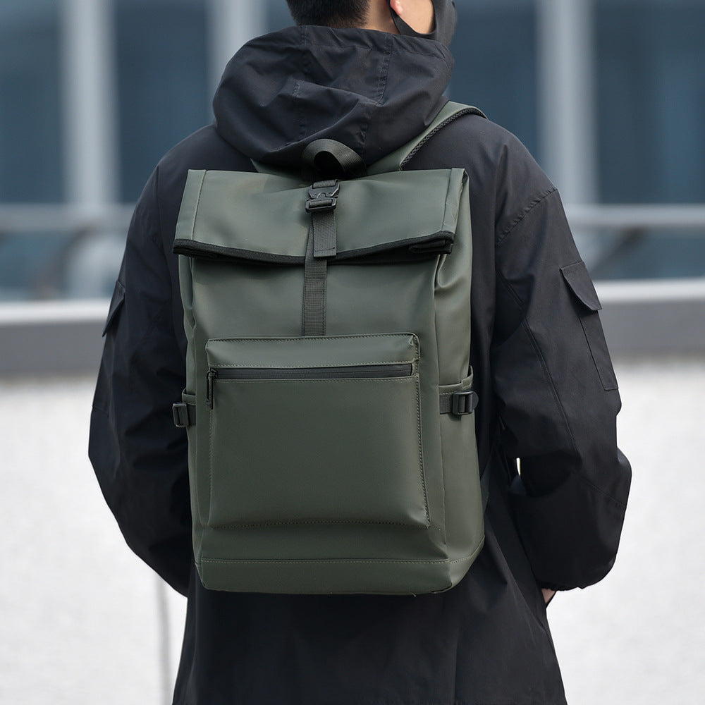 High-quality backpack with modern compartment system LoungeYard — product view 1