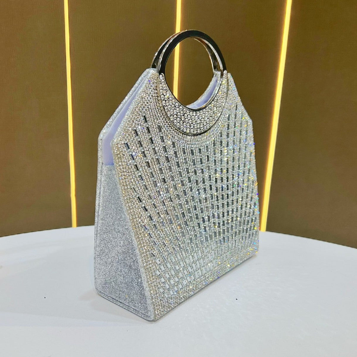 Statement Crystal-Studded Evening Handbag — product view 2