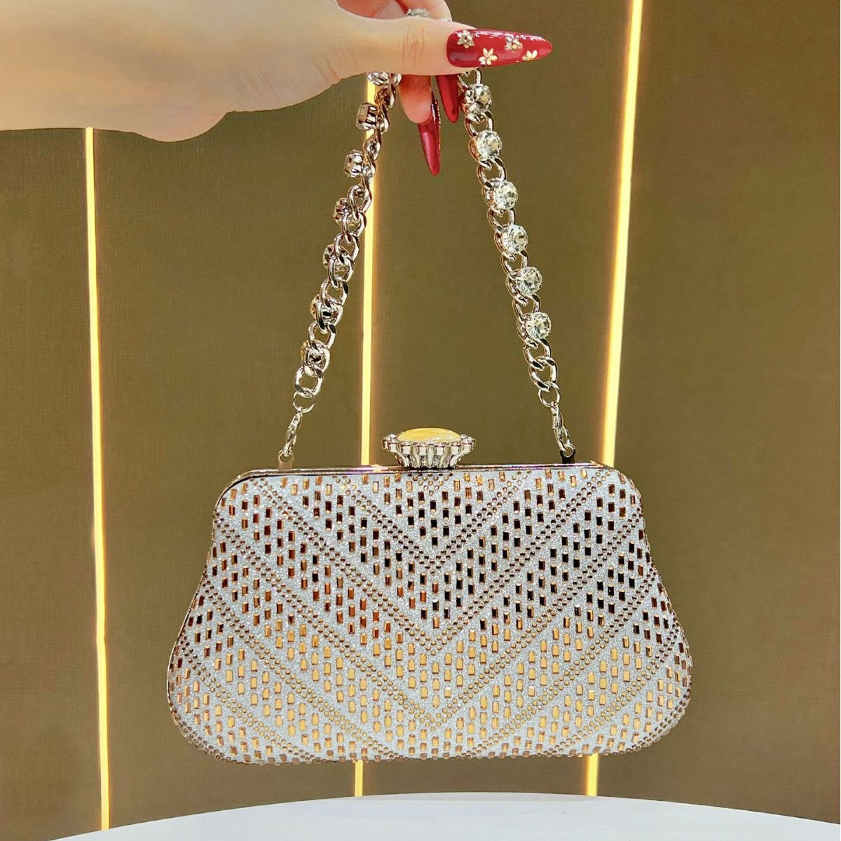 Glamorous Decorative Evening Handbag — product view 1