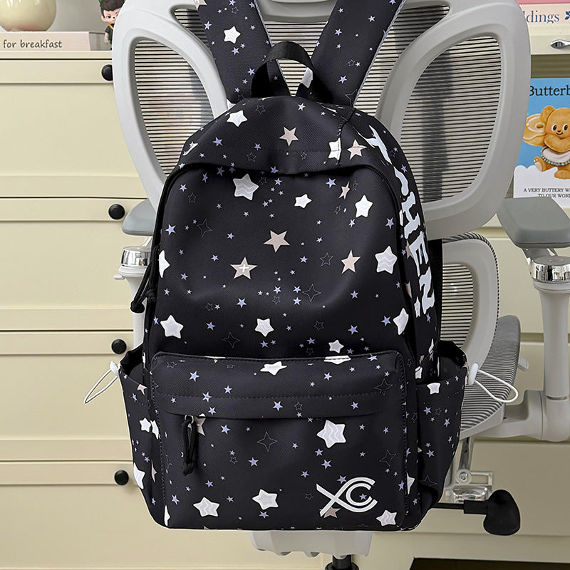 Bunny Ear Patterned School Backpack LoungeYard — product view 7