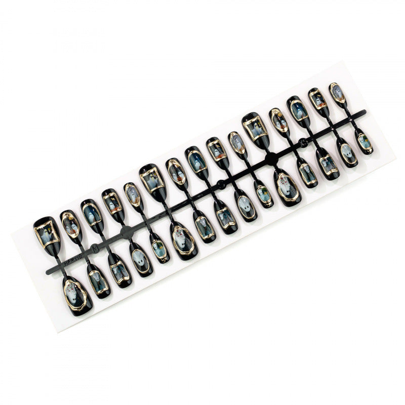 Ghost-Themed Press-On Nail Art Set — product view 5