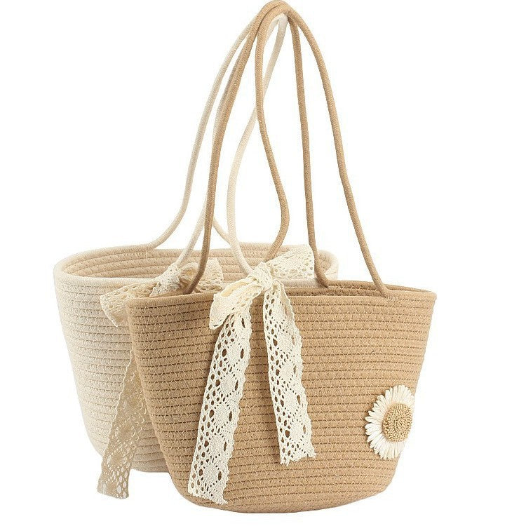 Crochet basket bag LoungeYard — product view 5