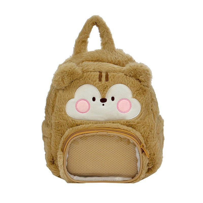 Cozy Backpack In Animal Design LoungeYard — product view 4