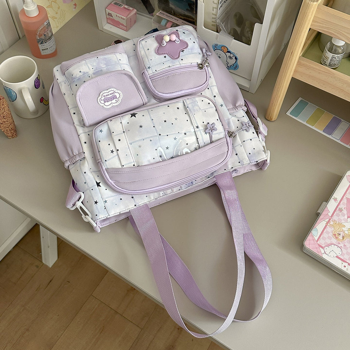Multi-Pocket Adventure Tote Bag LoungeYard — product view 6