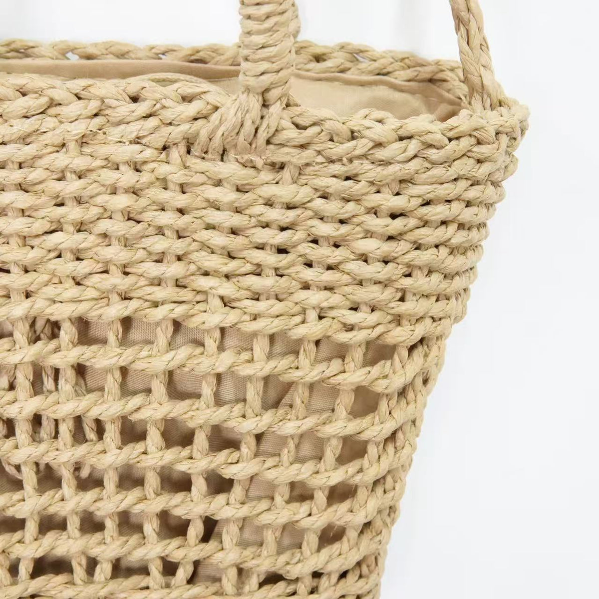 Hand-knotted basket bag LoungeYard — product view 4