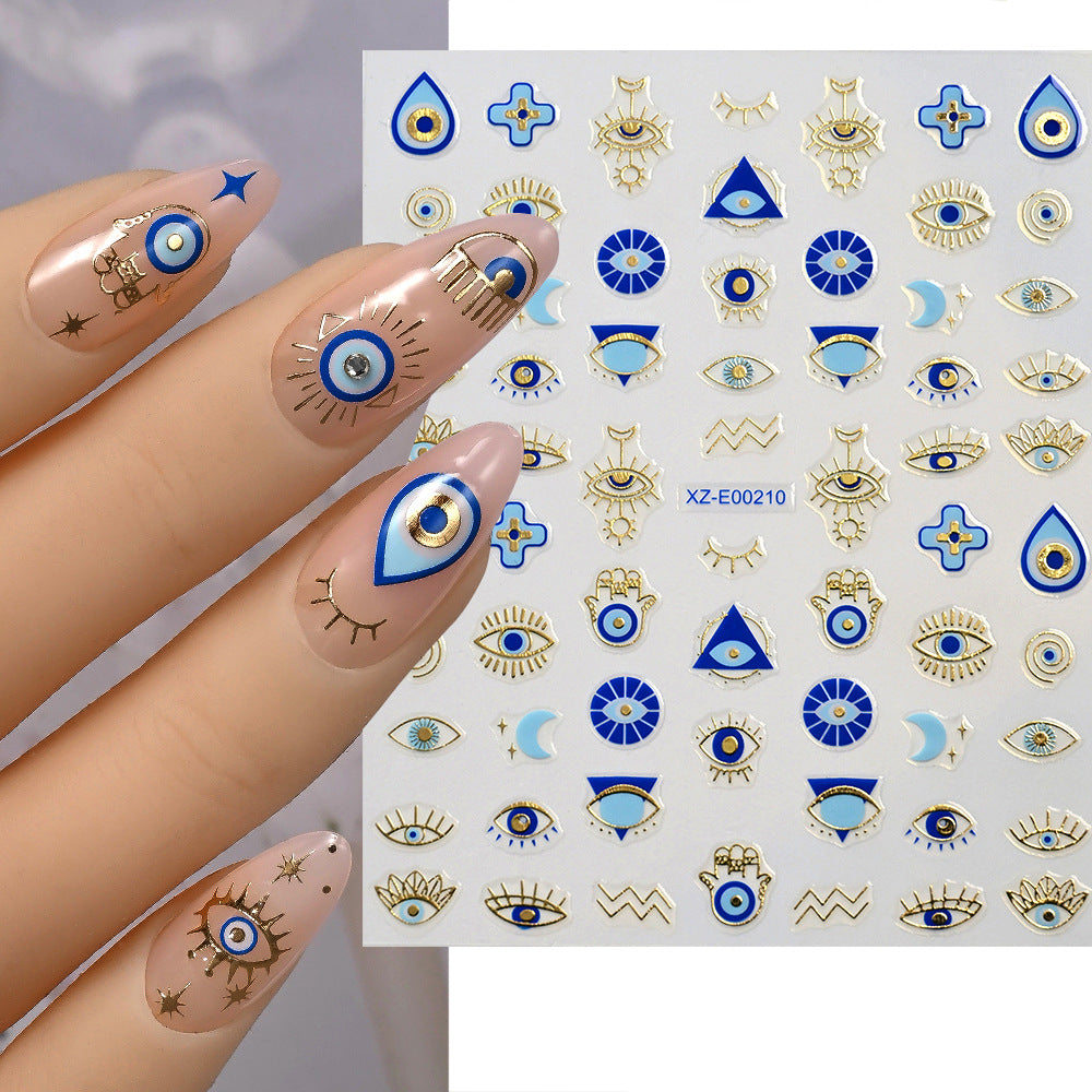 Abstract Wave Nail Art Stickers — product view 6