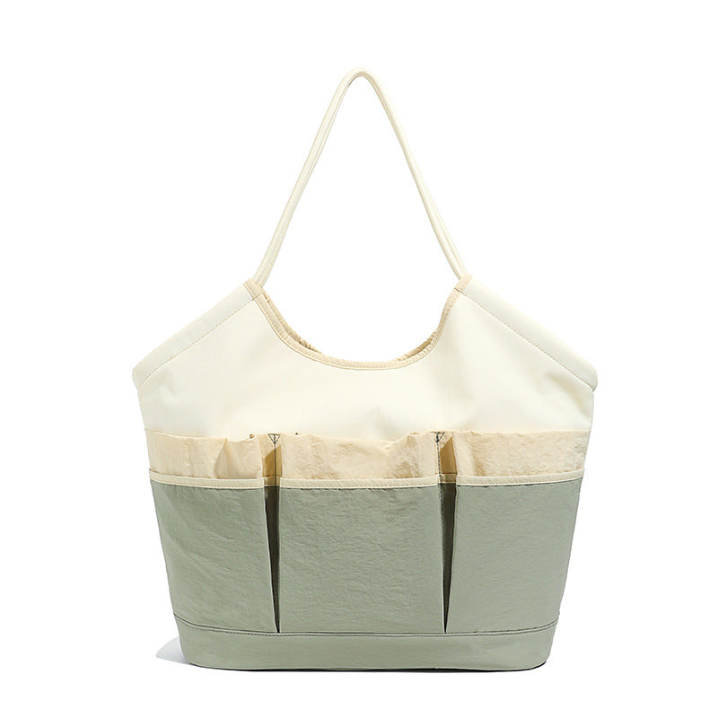 Generous Tote Bag With Multiple Outside Pockets LoungeYard — product view 6