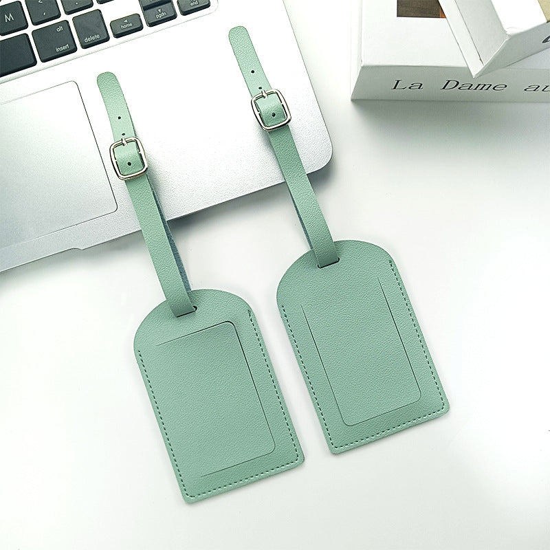 Durable PU Leather Luggage Tag LoungeYard — product view 3
