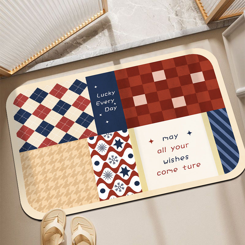 Plush Floral Decorative Bath Mat — product view 7