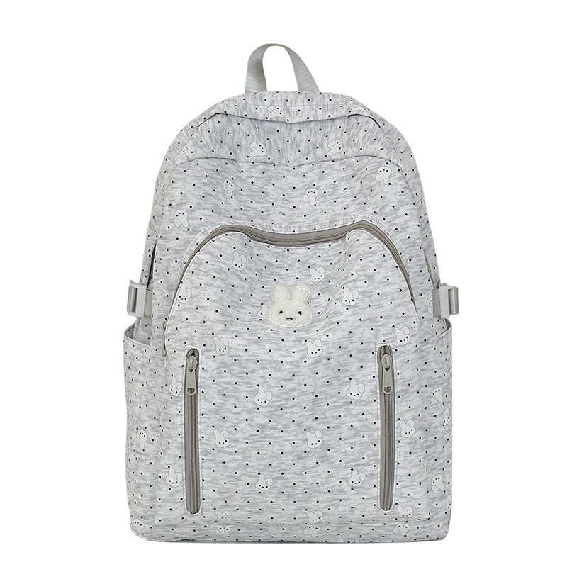 Cute Bunny-Themed School Backpack LoungeYard — product view 5
