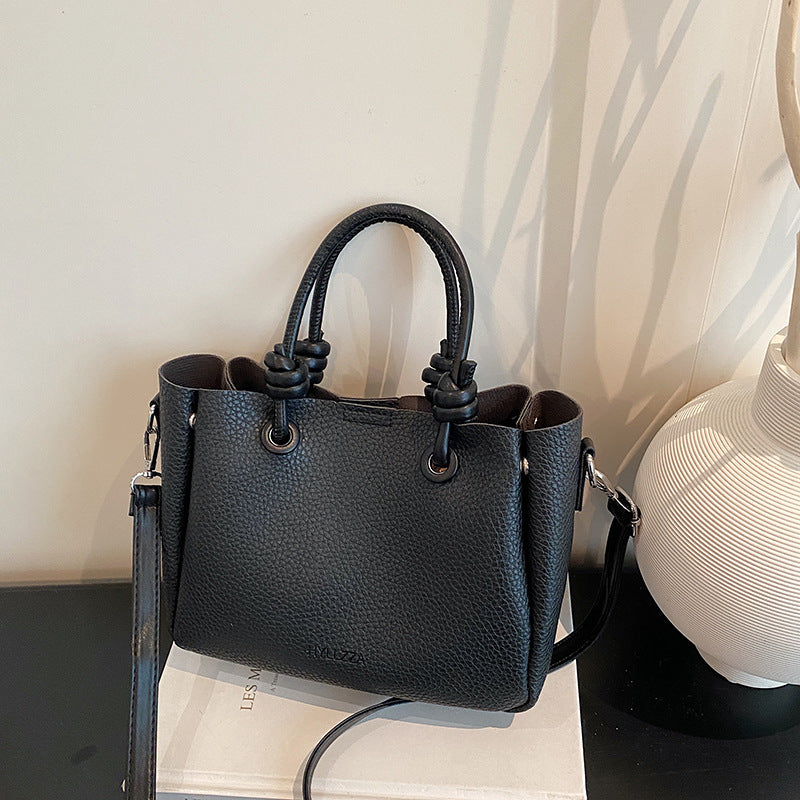 WoElegant Textured Handheld Tote Bag LoungeYard — product view 7