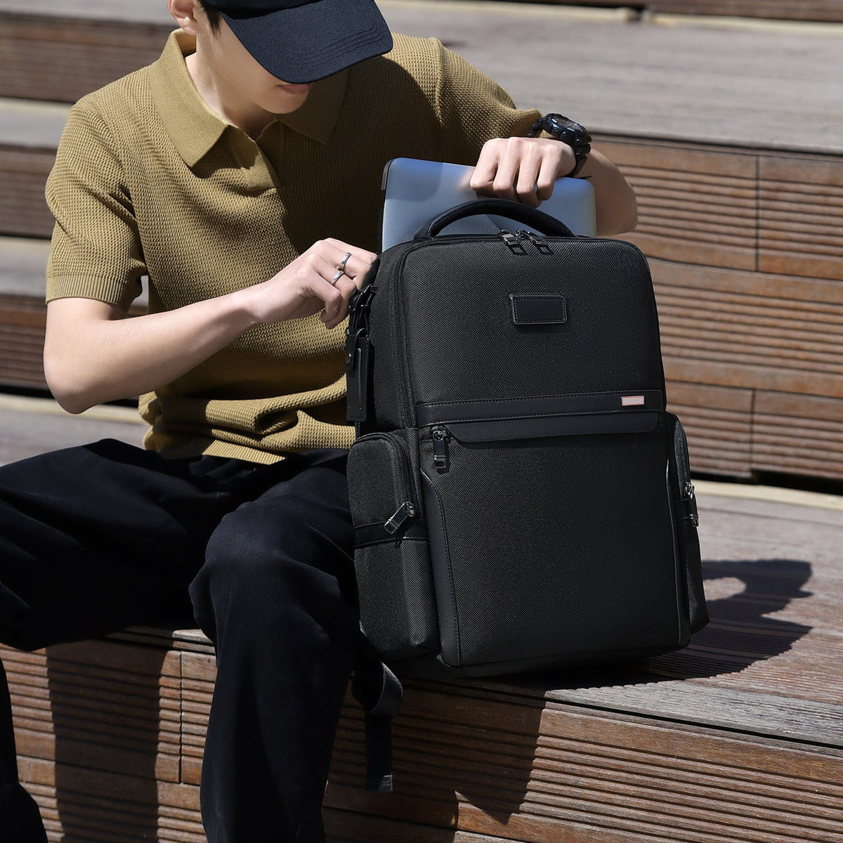 Professional Business Backpack LoungeYard — product view 4
