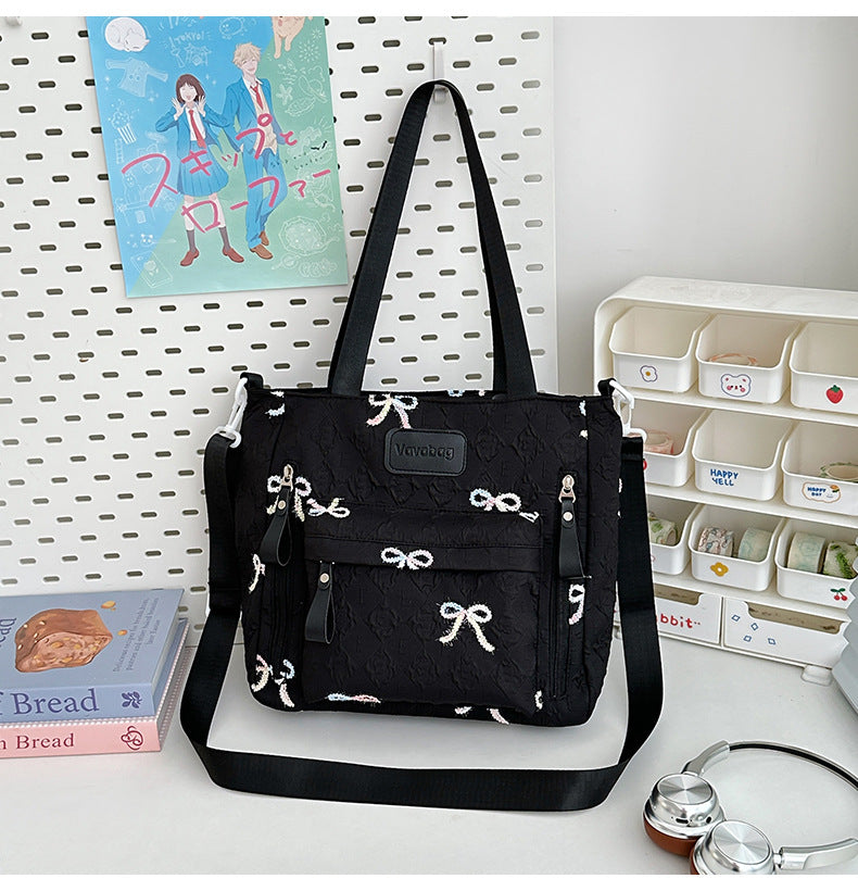 Stylish Quilted Multi-Pocket Backpack — product view 3