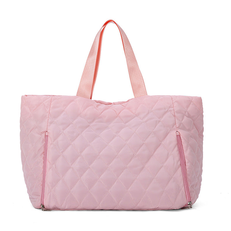Spacious Quilted All-Purpose Tote Bag LoungeYard — product view 3