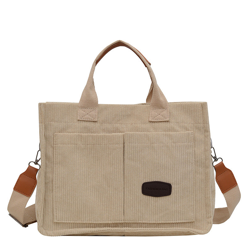 Casual Textured Shoulder Tote — product view 4