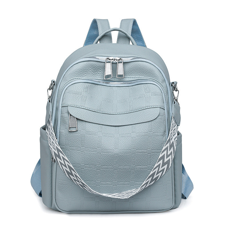 Versatile Textured Backpack with Multiple Compartts LoungeYard — product view 5