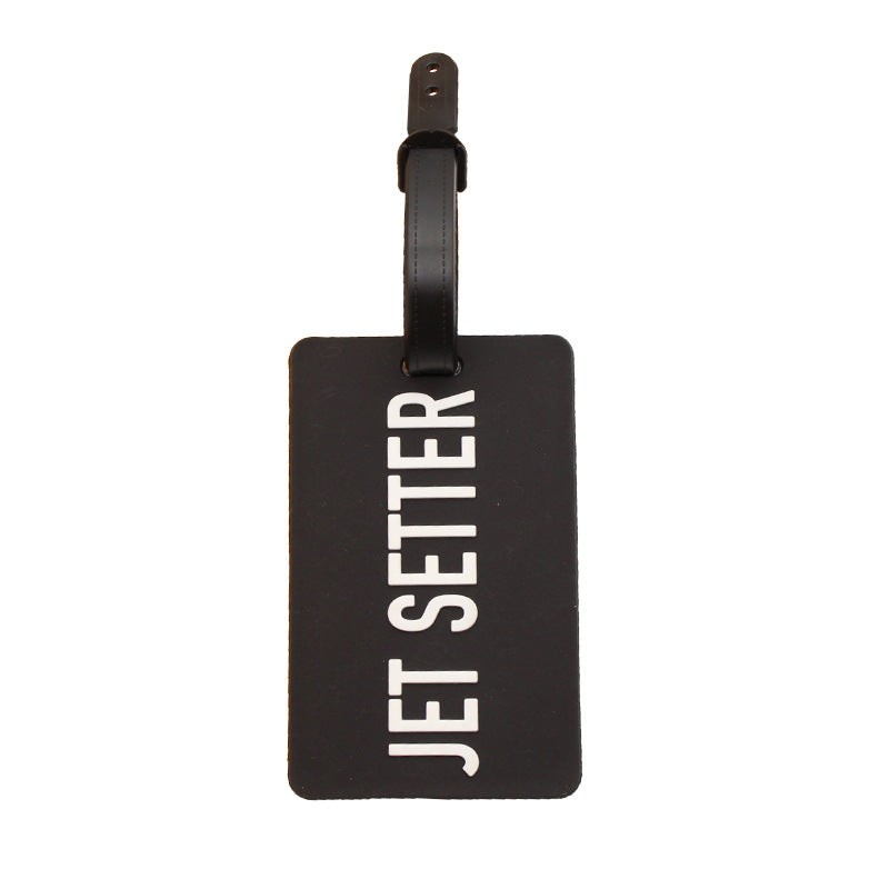 Unisex Luggage Tag with Smart Safety Message LoungeYard — product view 5